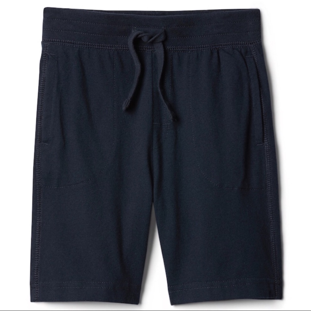 Baby Gap (2 Years) Navy Blue Pull-On Cotton Shorts